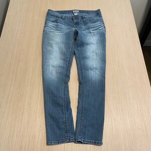 Mudd Womens Skinny Jeans Medium Wash Mid Rise Stretch Denim Size 11 DJBM31155